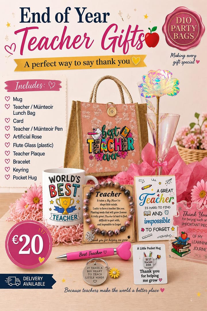 Teacher gift no drink option with €20 price