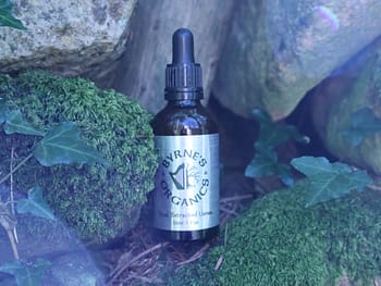 Usnea Tincture on rocks